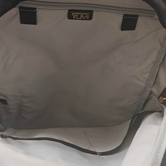 New TUMI Voyageur Celina Laptop Backpack 15 Inch Computer Black/Gold - Picture 12 of 12